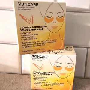 TWO (2) LA Splash | Vitamin C Brightening Jelly Eye Masks (40 Pairs)